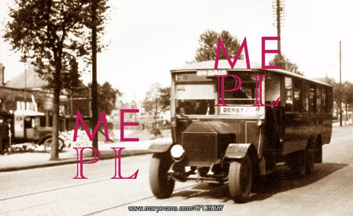  : Nottingham Barton's Bus to Derby in 1928