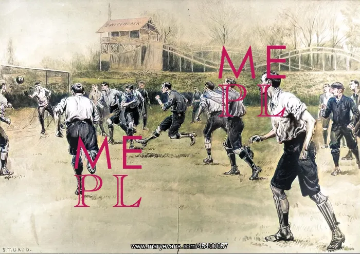 : Nottingham Forest vs. Derby County F.A. Cup Final, 1898 : Nottingham Forest vs. Derby County F.A. Cup Final, 1898