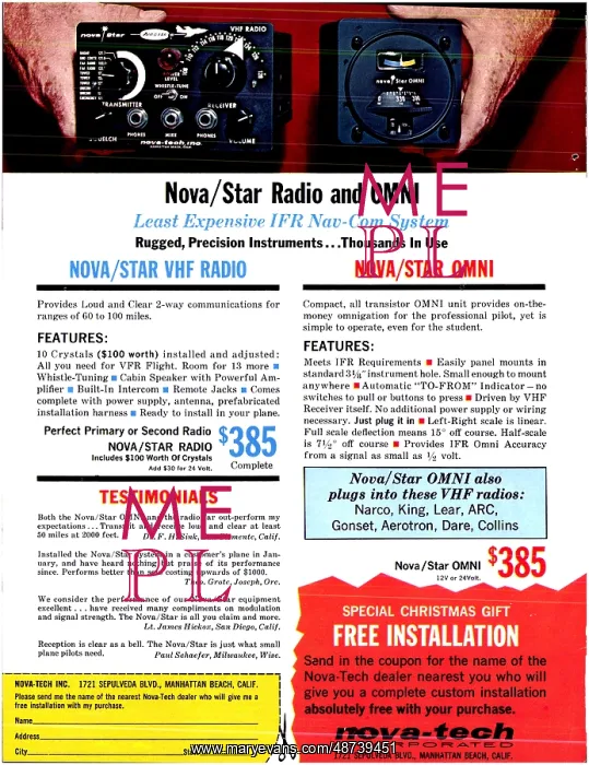 : Nova-Tech - Nova-Star Avionics : Nova-Tech - Nova-Star Avionics