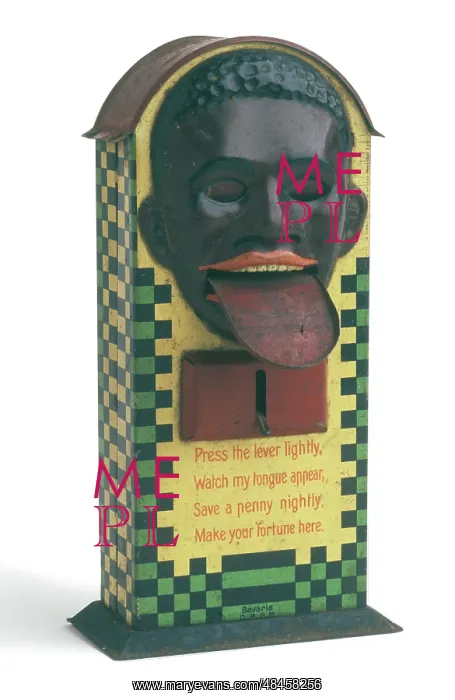 : Novelty tin money box : Novelty tin money box