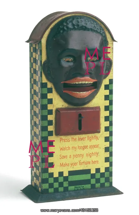 : Novelty tin money box : Novelty tin money box