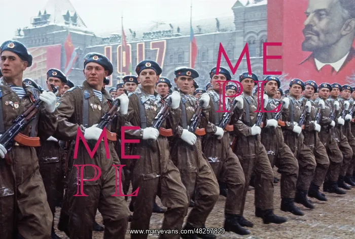 : November the 7th parade in Red Square, 1970 : November the 7th parade in Red Square, 1970