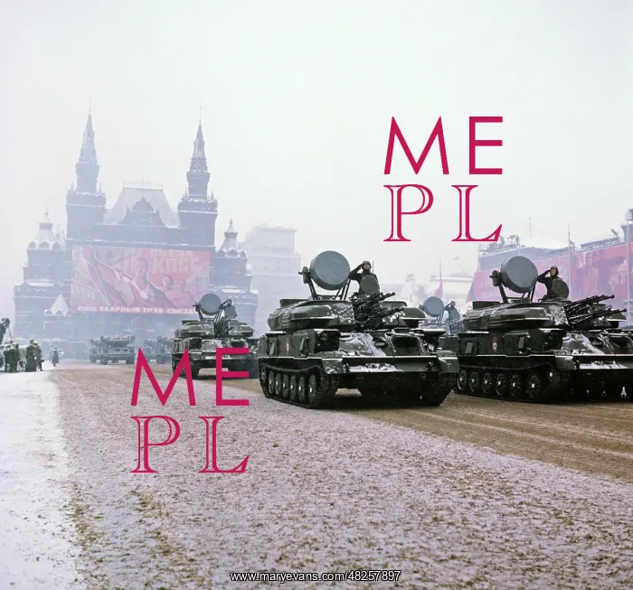 : November the 7th parade in Red Square, 1970 : November the 7th parade in Red Square, 1970