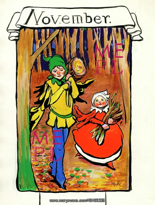 : November, by Minnie Asprey : November, by Minnie Asprey
