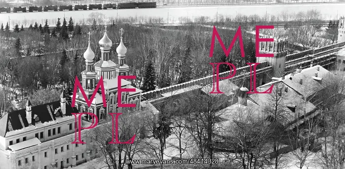: Novodevichy Convent in Moscow, 1983 : Novodevichy Convent in Moscow, 1983
