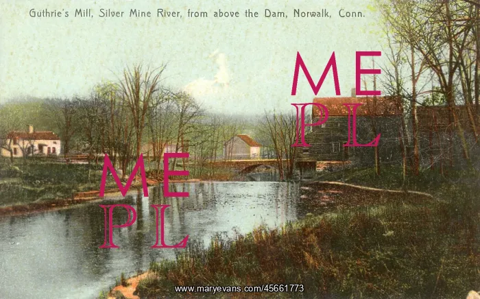 : Nowalk, Connecticut, USA - Guthrie's Mill, Silver Mine River : Nowalk, Connecticut, USA - Guthrie's Mill, Silver Mine River