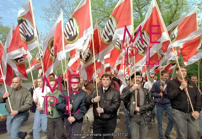 : NPD marches in Leipzig : NPD marches in Leipzig