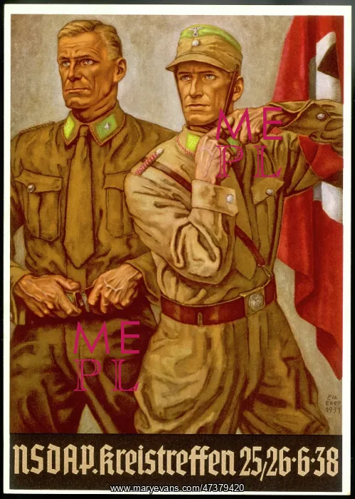: NSDAP GATHERING CARD : NSDAP GATHERING CARD