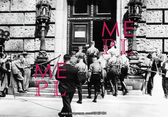 : NSDAP members enter the Reichstag, 1933 : NSDAP members enter the Reichstag, 1933