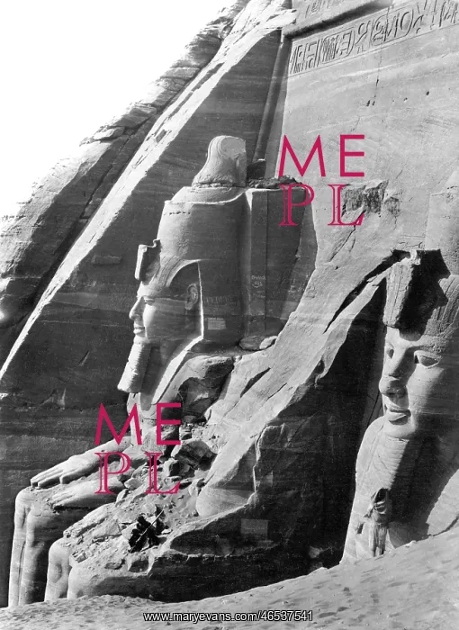  : Nubia, Abou Simbel from the West c1857