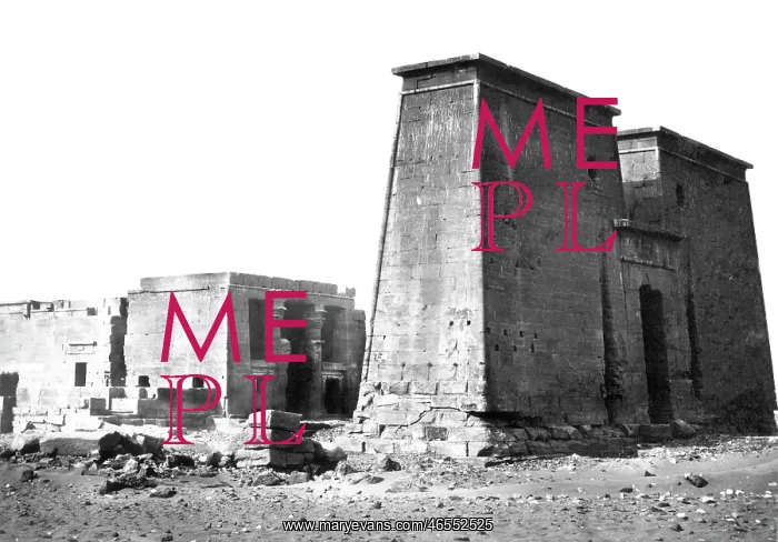  : Nubia, the Temple of Dakkeh c1857
