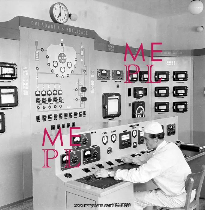 : Nuclear reactor - control room : Nuclear reactor - control room