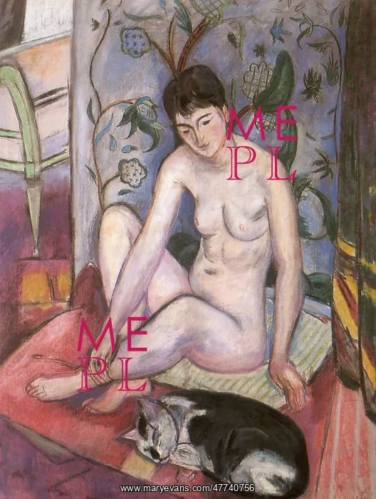  : Nude with a Cat