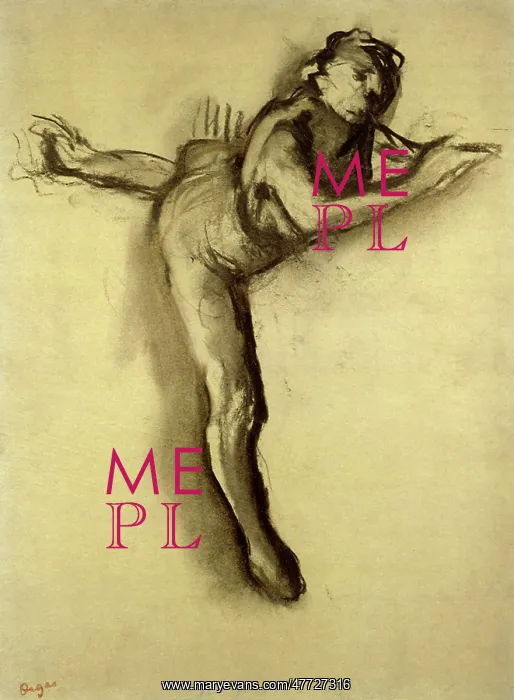  : Nude Dancer Posed, by Degas