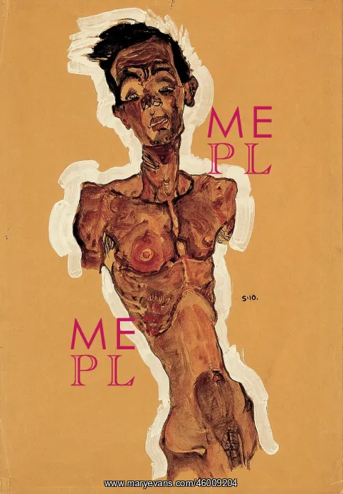 : Nude self portrait : Nude self portrait
