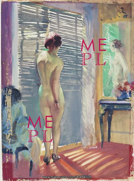 : Nude by a Venetian Blind : Nude by a Venetian Blind