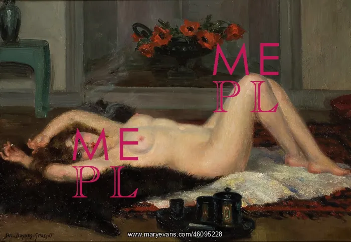  : Nude woman on rug