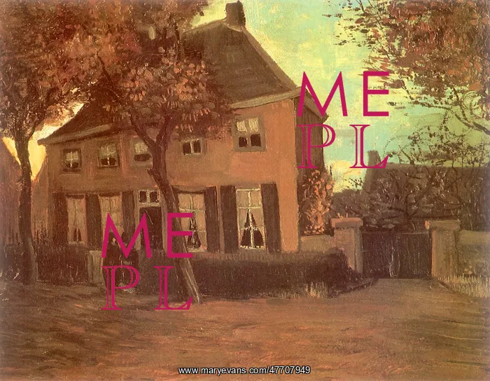  : Nuenen Parsonage, by Van Gogh