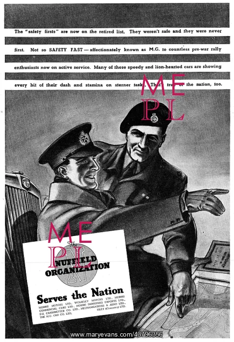 : The Nuffield Organization 1942 Advert : The Nuffield Organization 1942 Advert