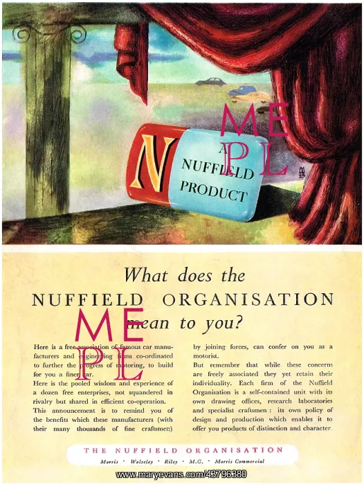 : The Nuffield Organization Group Of Manufacturers : The Nuffield Organization Group Of Manufacturers