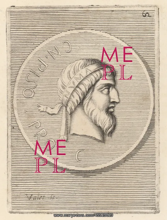 : Numa Pompilius, legendary second King of Rome : Numa Pompilius, legendary second King of Rome