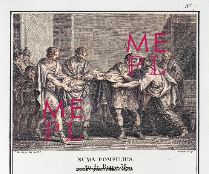 : Numa Pompilius becomes ruler of Ancient Rome : Numa Pompilius becomes ruler of Ancient Rome