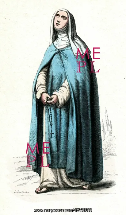 : NUN AND ROSARY : NUN AND ROSARY