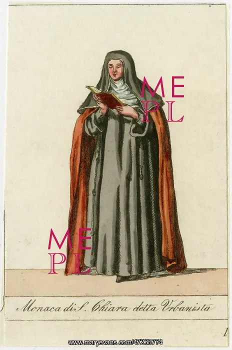 : NUN OF SANTA CHIARA : NUN OF SANTA CHIARA