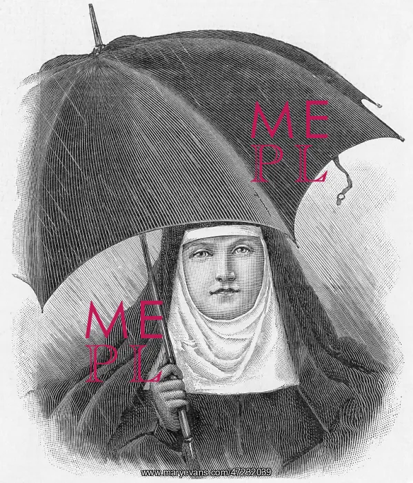  : NUN WITH UMBRELLA