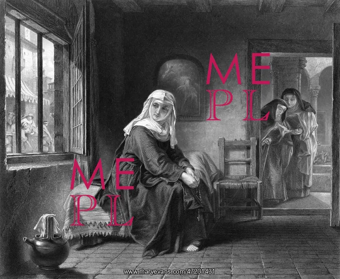 : NUN AT THE WINDOW : NUN AT THE WINDOW