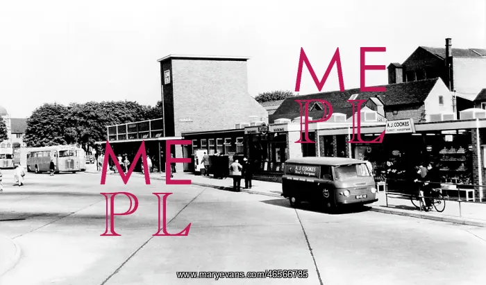  : Nuneaton, The Bus Station c1960