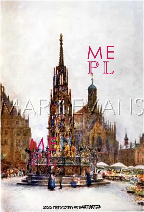 : NUREMBERG / FOUNTAIN 1905 : NUREMBERG / FOUNTAIN 1905