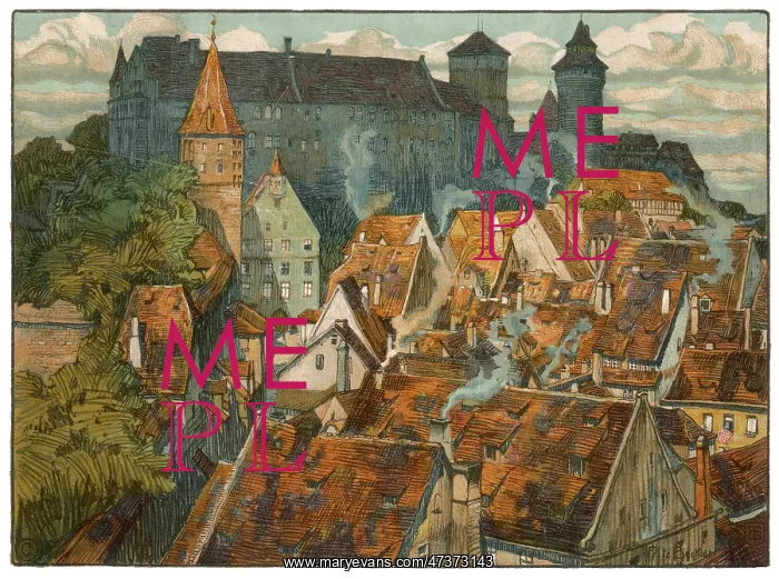  : NUREMBERG ROOFTOPS 20C