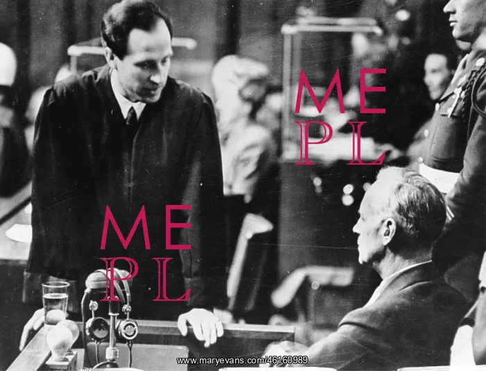 : Nuremberg Trial. Joachim von Ribbentrop talks : Nuremberg Trial. Joachim von Ribbentrop talks