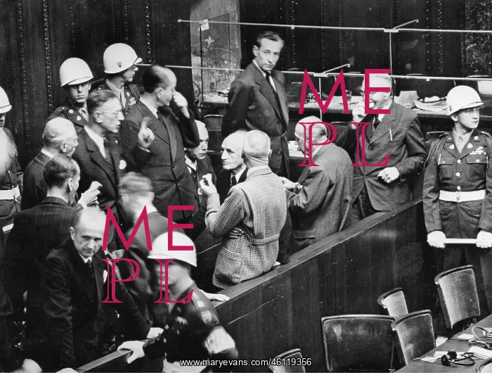 : Nuremberg Trials. First row(from left)-Alfred : Nuremberg Trials. First row(from left)-Alfred