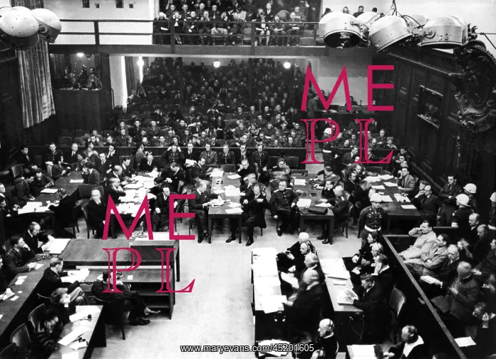 : Nuremberg War Crimes Tribunal example for Internationa : Nuremberg War Crimes Tribunal example for Internationa