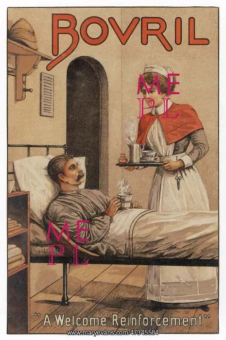 : NURSE BRINGS BOVRIL : NURSE BRINGS BOVRIL