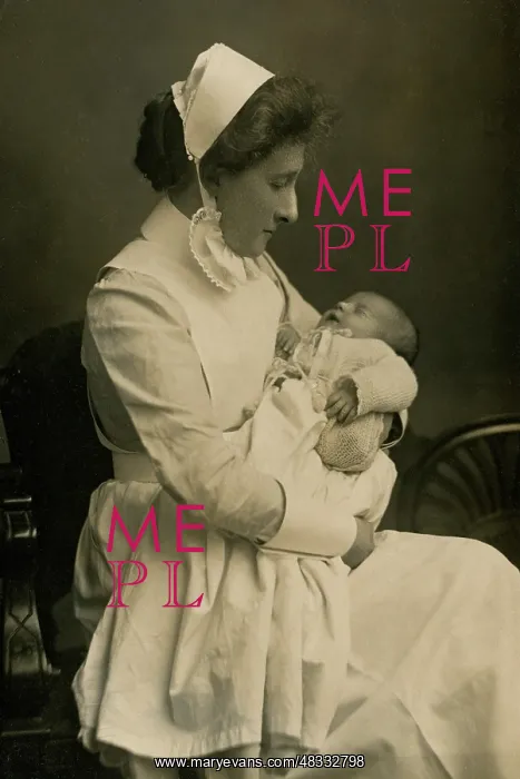 : Nurse cradling baby : Nurse cradling baby