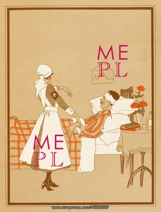 : NURSE FEELS A PULSE 1917 : NURSE FEELS A PULSE 1917