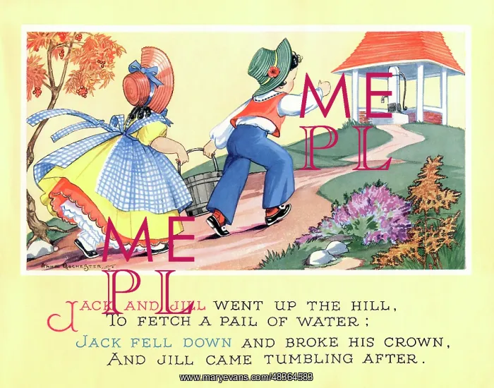 : The nursery rhyme, ‘Jack and Jill : The nursery rhyme, ‘Jack and Jill