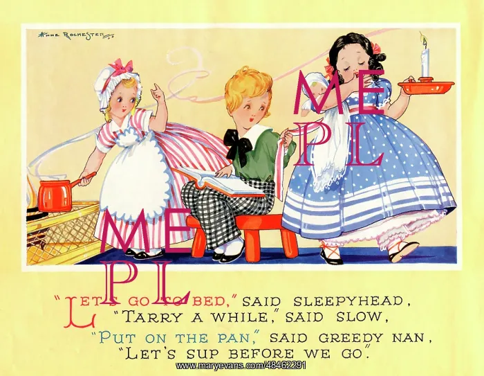 : The nursery rhyme ‘Let's go to bed : The nursery rhyme ‘Let's go to bed