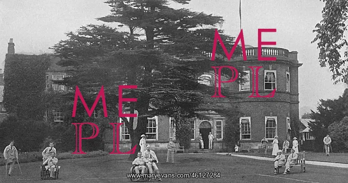 : Nurses at Egginton Hall Hospital, WW1 : Nurses at Egginton Hall Hospital, WW1