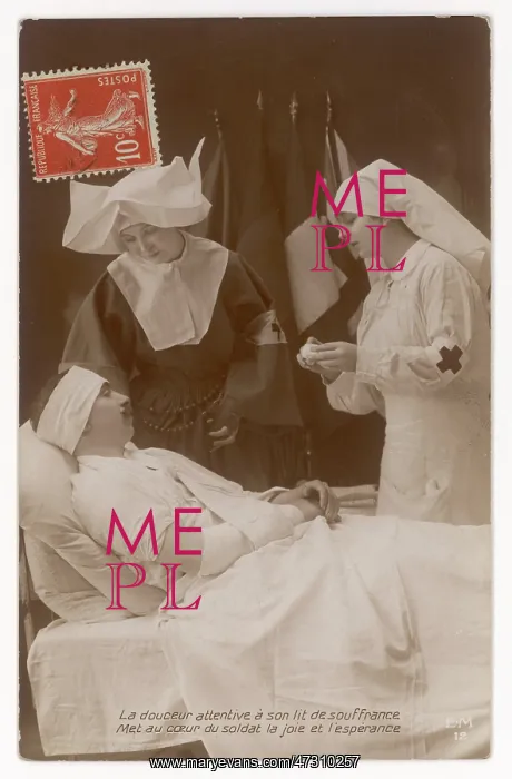 : NURSES & SOLDIER / 1916 : NURSES & SOLDIER / 1916