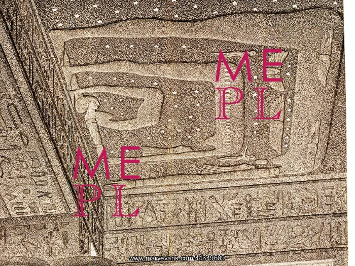  : Nut (Egyptian Goddess of Sky) Philae
