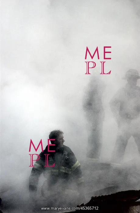 : NYC Fireman emerges from the smoke and debris of : NYC Fireman emerges from the smoke and debris of