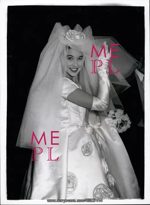 : Nyda Machin, former Wimbledon player, at her wedding : Nyda Machin, former Wimbledon player, at her wedding