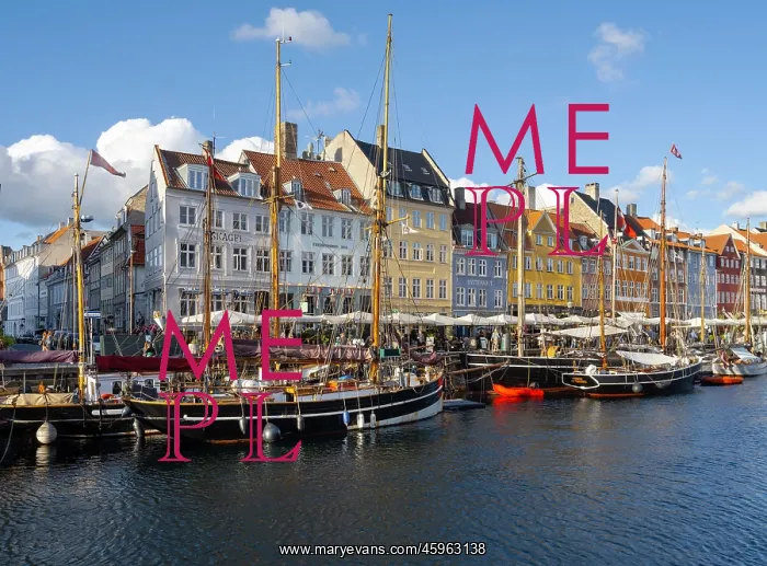 : Nyhavn, Copenhagen, Denmark : Nyhavn, Copenhagen, Denmark