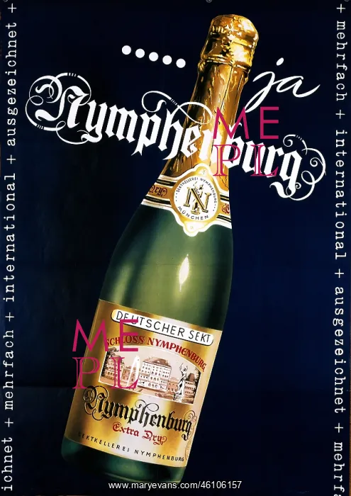 : Nymphenburg, advertising, 1950s : Nymphenburg, advertising, 1950s