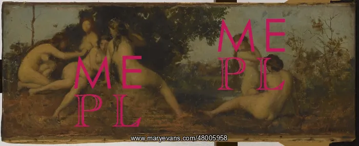 : Nymphs after the bath : Nymphs after the bath