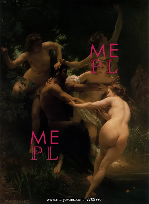 : Nymphs and Satyr, by Bouguereau : Nymphs and Satyr, by Bouguereau